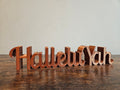 HalleluYah 3D Sign Décor | Set-Apart Israelite Home Accent | Hebrew Inspired Design
