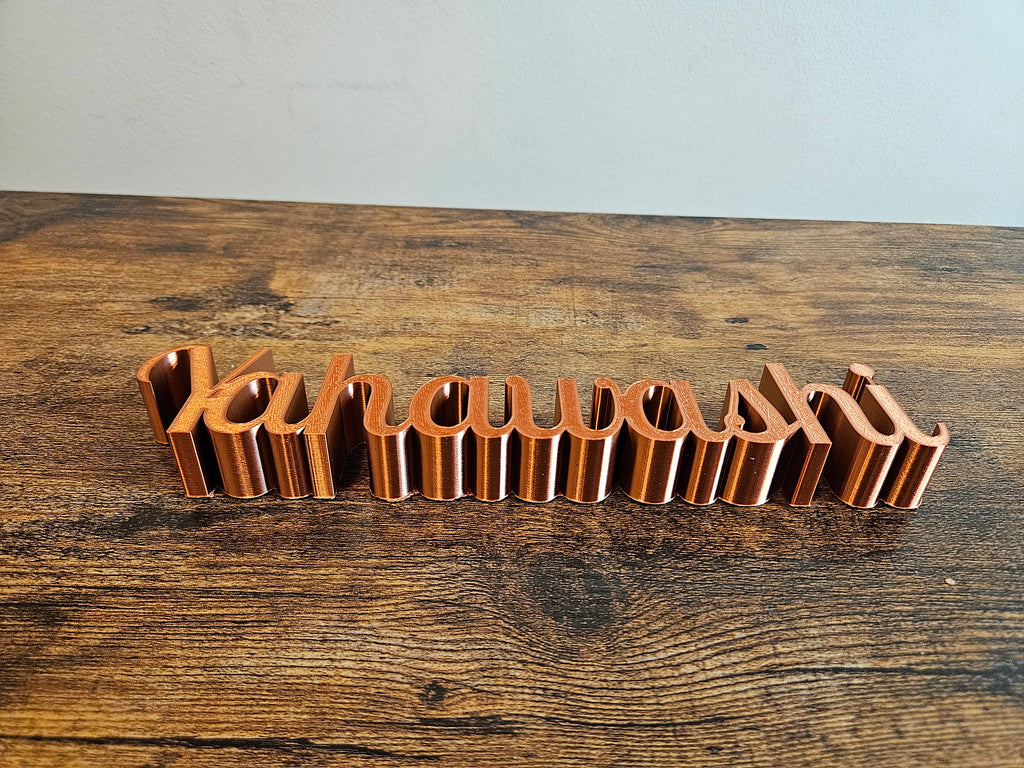 Yahawashi 3D Sign Decor | Set-Apart Israelite Home Accent | Hebrew Inspired Design