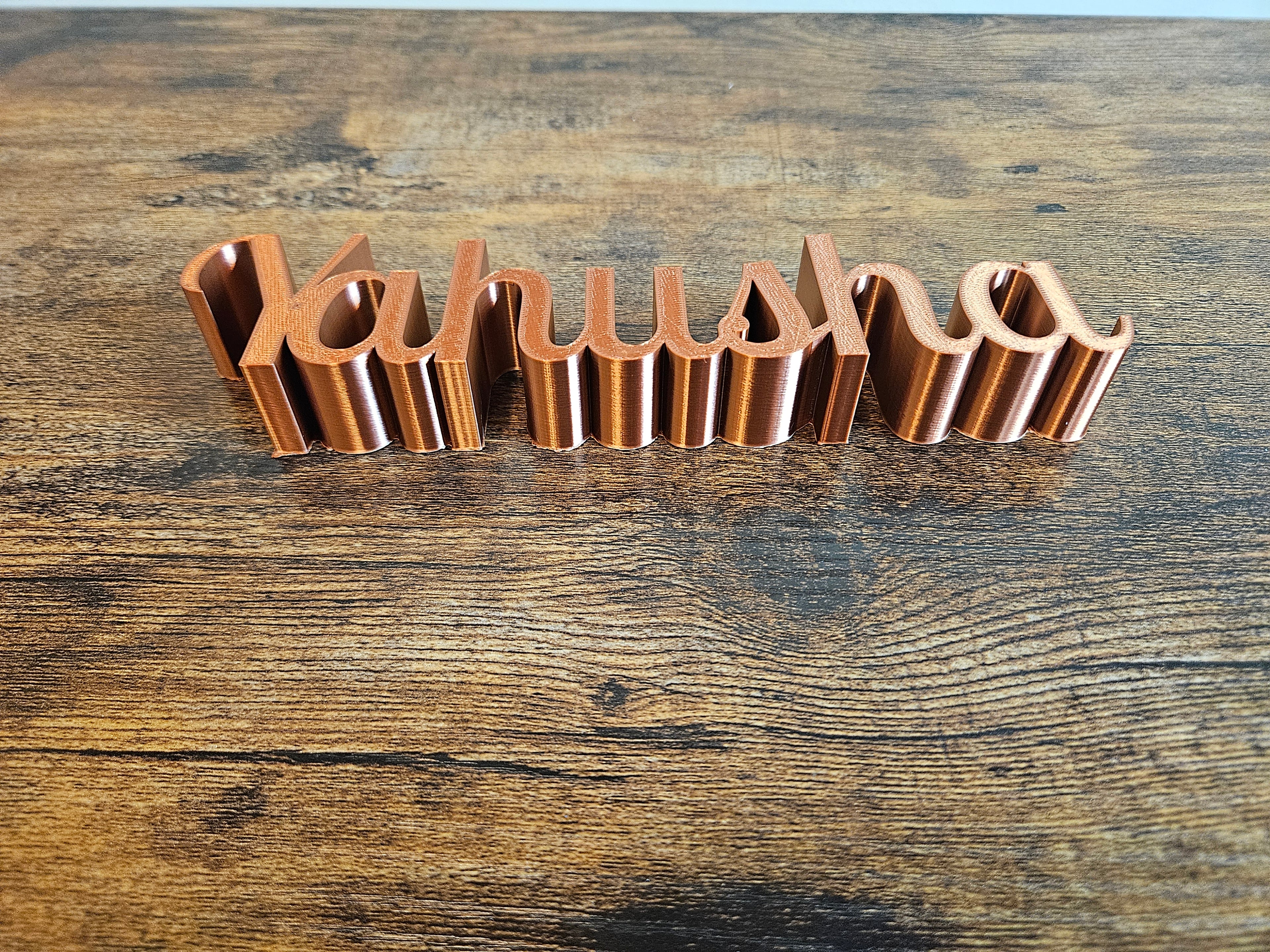 Yahusha 3D Sign Décor | Set-Apart Israelite Home Accent | Hebrew Inspired Design